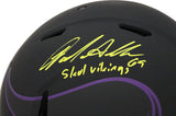 Jared Allen Signed Minnesota Vikings Authentic Eclipse Helmet SKOL BAS 37676