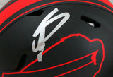 Stefon Diggs Autographed Buffalo Bills Eclipse Speed Mini Helmet-Beckett W Holo