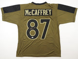 Ed McCaffrey Signed Denver Bronco Salute to Service Jersey (JSA COA) Pro Bowl WR