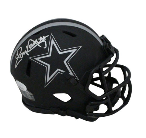 Tony Dorsett Autographed/Signed Dallas Cowboys Eclipse Mini Helmet JSA 34014