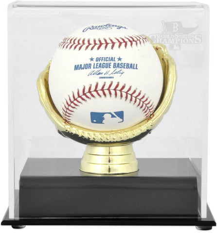 Boston Red Sox 2013 World Series Champs Gold Glove Baseball Case-Fanatics