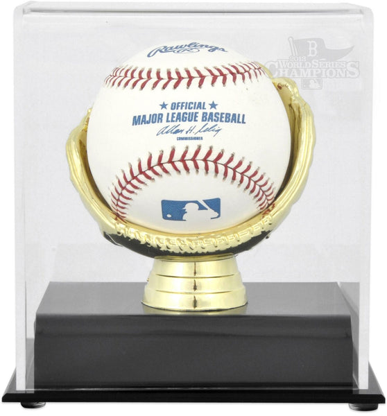 Boston Red Sox 2013 World Series Champs Gold Glove Baseball Case-Fanatics