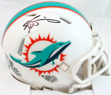 Ricky Williams Autographed Miami Dolphins Speed Mini Helmet-Beckett Hologram