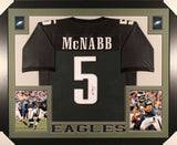 Donovan McNabb Signed Eagles 35x43 Custom Framed Jersey (JSA COA) Syracuse Univ.