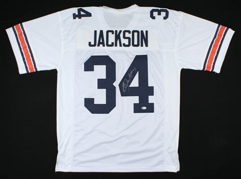 Bo Jackson Signed Auburn Tigers Jersey (Beckett COA) Raiders & K C Royals Star