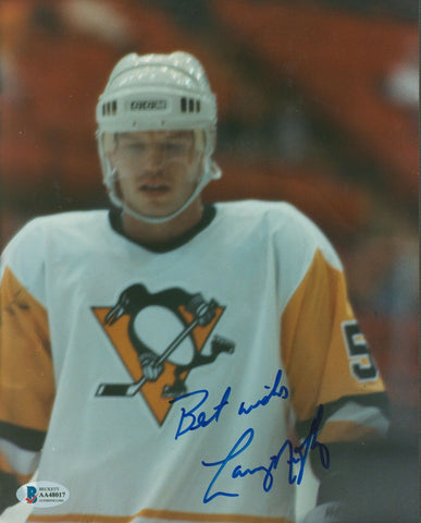 Penguins Larry Murphy Best Wishes Authentic Signed 8x10 Photo BAS #AA48017