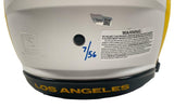 LOS ANGELES RAMS Team Signed Inscribed Lunar Eclipse Speed Helmet FANATICS LE 56