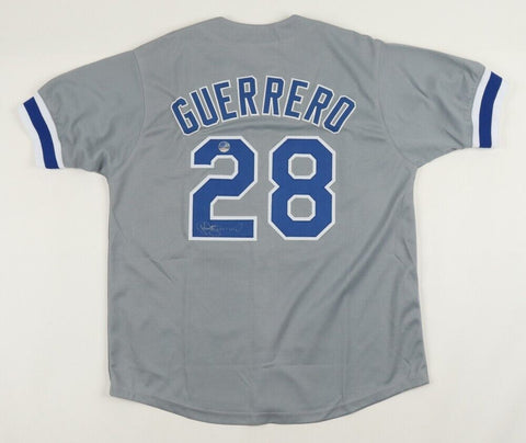 Pedro Guerrero Signed Los Angeles Dodgers Jersey (Pro Player) 1981 World Champs