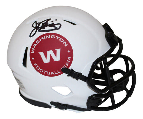 John Riggins Signed Washington Football Team Lunar Mini Helmet Beckett 35588
