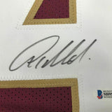 FRAMED Autographed/Signed ANQUAN BOLDIN 33x42 Florida State Jersey Beckett COA