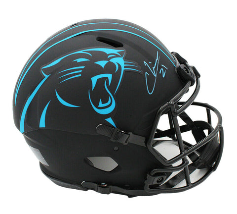 Jeremy Chinn Signed Carolina Panthers Speed Authentic Eclipse NFL Helmet
