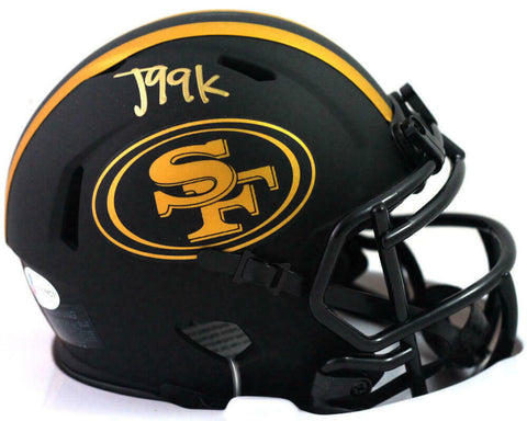 Javon Kinlaw Autographed SF 49ers Eclipse Mini Helmet - Beckett W Auth *Gold