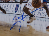 Allen Iverson Signed vs Jordan Framed 76ers 16x20 Photo JSA ITP