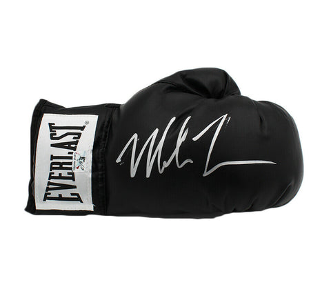 Mike Tyson Signed Everlast Black Boxing Glove - Silver Ink