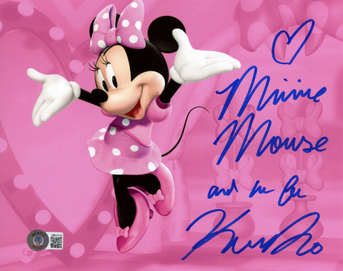 Kaitlyn Robrock Autographed Minnie Mouse 8x10 Photo The Voice Of BAS 34834