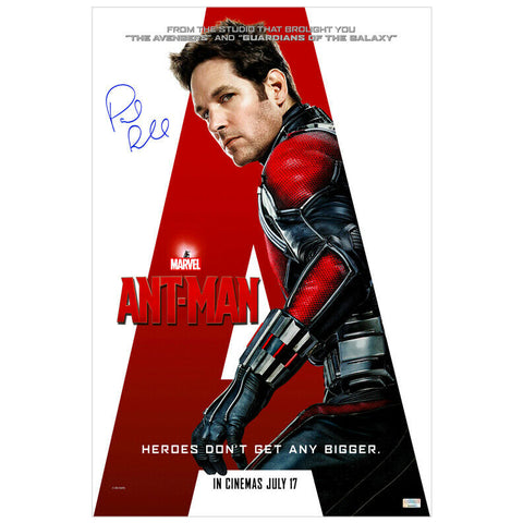 Paul Rudd Autographed 2015 Ant-Man 16x24 International Movie Poster