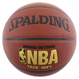 Lakers Magic Johnson & Jerry West Signed Brown Spalding Basketball BAS Witnessed