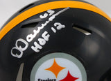 Dermontti Dawson Autographed Pittsburgh Steelers Speed Mini Helmet w/HOF-Prova