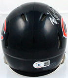 Brian Urlacher Autographed Chicago Bears Speed Mini Helmet w/ HOF-Beckett W Holo