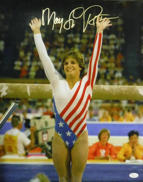 Mary Lou Retton Autographed/Signed USA Olympics 16x20 Photo JSA 14517