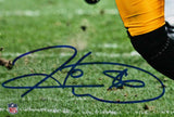 Hines Ward Signed Steelers 16x20 FP Running Black Jersey Photo - Beckett W Auth