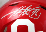 Adrian Peterson Signed OU Sooners F/S Riddell Speed Authentic Helmet-BAWHologram