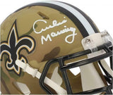 Archie Manning New Orleans Saints Signed CAMO Alternate Mini Helmet