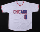 Andre Dawson Signed Chicago Cubs Highlight Stat Jersey (JSA COA) 8xAll-Star