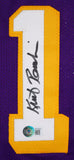 Kurt Rambis Autographed Purple Pro Style Jersey-Beckett W Hologram *Black