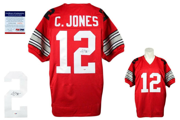 Cardale Jones SIGNED Jersey - PSA/DNA - Autographed - Red