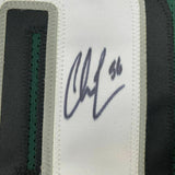 Autographed/Signed CHRIS LONG Philadelphia Green Football Jersey JSA COA Auto