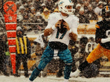 Ryan Tannehill Autographed 16x20 Miami Dolphins Running In Snow Photo- JSA Auth