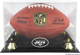 New York Jets Team Logo Football Display Case - Fanatics