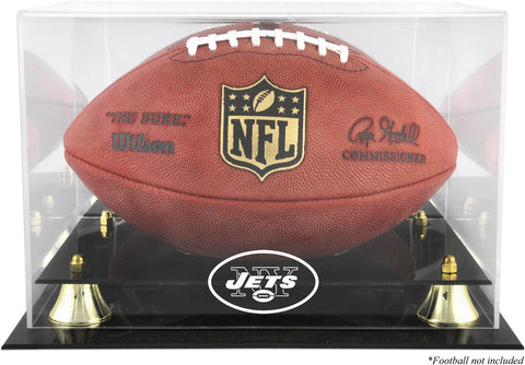 New York Jets Team Logo Football Display Case - Fanatics