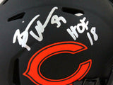 Brian Urlacher Signed Bears Eclipse Speed Mini Helmet w/hof - Beckett W*Silver