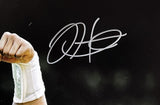 Jalen Hurts Signed Philadelphia Eagles 11x14 Football Flexing Photo JSA