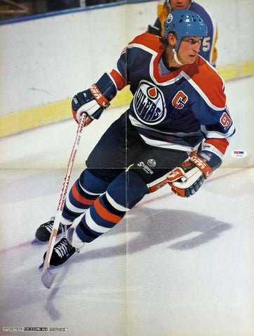 Oilers Wayne Gretzky Authentic Signed 16X21 Poster Autographed PSA/DNA #T41054