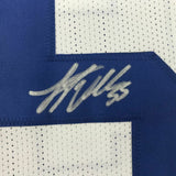 Autographed/Signed LEIGHTON VANDER ESCH Dallas White Football Jersey JSA COA