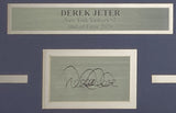 Derek Jeter Framed 8x10 Yankees Dive In Stands Photo w/ Laser Engraved Signature