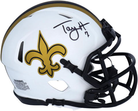 Taysom Hill New Orleans Saints Signed Lunar Eclipse Alternate Mini Helmet