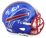 Bills O.J. Howard Authentic Signed Flash Speed Mini Helmet BAS Witnessed