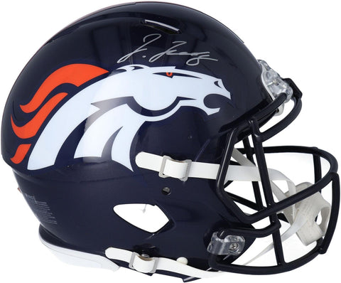 Jerry Jeudy Denver Broncos Signed Riddell Speed Authentic Helmet