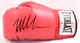 Mike Tyson Autographed Red Everlast Boxing Glove- Beckett W Hologram *Left