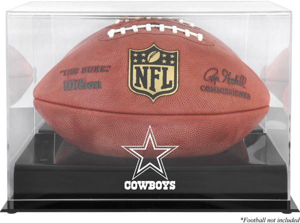 Cowboys Black Base Football Display Case - Fanatics
