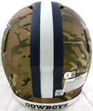 Jason Witten Autographed Cowboys F/S Camo Speed Authentic Helmet- Beckett W Holo