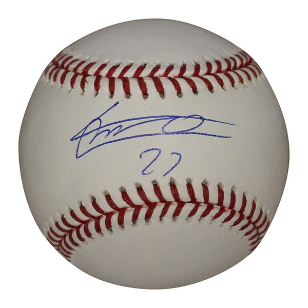 Vladimir Guerrero Jr Autographed Toronto Blue Jays OML Baseball JSA 32106