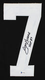 Joe Greene "HOF 87" Authentic Signed Black Pro Style Jersey BAS Witnessed
