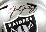 Josh Jacobs Autographed Las Vegas Raiders F/S Flash Speed Helmet-Beckett W Holo