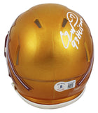 Florida State Charlie Ward "93 Heisman" Signed Flash Speed Mini Helmet BAS Wit