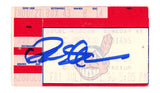 Deion Sanders Signed New York Yankees 7/27/1990 @ Indians Ticket BAS 37276